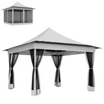 Outsunny 12 X Ft. Pop Up Canopy Tent, Instant Shelter, Gray. Fixed Price $169.99.