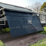 Rv Sun Shade Screen 8'X15'3''(FIT For 16' Awning),black Mesh. Fixed Price $83.32.