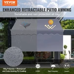 Manual Retractable Awning, Balcony. Fixed Price $96.94.