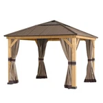 Sunjoy Universal Curtains For 11 Ft Wood Framed Gazebos. Fixed Price $139.00.