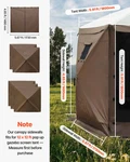 Vevor Canopy Sidewalls, 5.67 X 4.85 Ft, Tent With Waterproof And Su. Fixed Price $59.90.