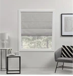 Exclusive Home Acadia 100% Blackout Polyester Roman Shade 27"X64" Silver. Fixed Price $69.99.