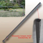 For Coleman 13 New Style Canopy Extended Adjustable Leg Gazebo Parts. Fixed Price $14.00.