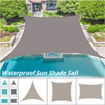Outdoor Sail Canopy Rectangle Sand Uv Block For Backyard Deck. Fixed Price $15.99.