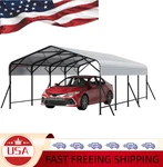 Garvee 20X20X9FT Metal Carport, Oversized Garage With Steel Frame For All. Fixed Price $992.90.