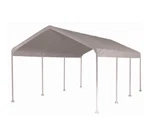 20X20 Heavy Duty Valance Canopy Tarp Carport Cover - White New. Fixed Price $129.99.