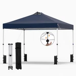 Costway 10X10 Ft Pop Up Canopy Tent Wheeled Carry Bag 4 Sand Blue. Fixed Price $84.99.