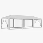 10' X 28' Party Tent, Outdoor Wedding Canopy & Gazebo With Removable Sidewalls. Fixed Price $163.99.