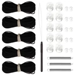 Ggte Rv Pleated Shade Repair Kit With Wire Restring Tool, Camper Window Black. Fixed Price $21.68.