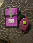 Clik-r Premier Pet Training Clicker Tool And Treat Bag Purple. Fixed Price $20.00.