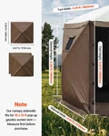 Canopy Sidewalls, 5.67 X 4.85 Ft, Brown). Fixed Price $37.45.