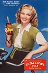 Wwii Royal Crown Cola Poster Vintage Retro Wall Art Up To 24X36". Fixed Price $59.95.