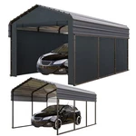 10 X15 Ft Outdoor Carport Heavy Duty Gazebo Garage Shelter Shade W/ Sidewall. Fixed Price $659.99.