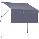 Vevor Patio Awning Retractable 9.8'X3.9' Sunshade Shelter 86"-122" Height. Fixed Price $90.99.
