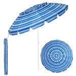 Costway 8 Ft Beach Umbrella Outdoor Tilt Sunshade Sand Anchor W/carry Bag. Fixed Price $54.99.