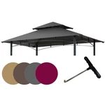 Easylee 8X5 Grill Gazebo Canopy Cover Replacement Top T-hook Waterproof Gray. Fixed Price $50.93.
