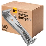Quick-screw 5" Gutter Hangers Heavy Duty Hidden Brackets With Pre-as.... Fixed Price $51.61.