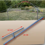 Coleman New Style 13 X Shelter Canopy Gazebo Upper Roof Pole Trus Bars Part. Fixed Price $18.98.