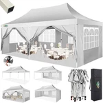 Pop Canopy With 6 SIDEWALLS,10X20 Tent Frame Upgraded 3 .... Fixed Price $306.89.
