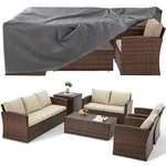 Aecojoy 7-PIECES Patio Sectional Sofa Outdoor Wicker Furniture Set W/storage Box. Fixed Price $779.99.