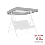 Swing Canopy Replacement, Outdoor Cover, 75"X 75.2X47.24X7.09INCH Gray. Fixed Price $38.95.