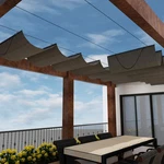 WINDSCREEN4LESS X 12 Retractable Sun Shade Canopy Cover Sliding Wave. Fixed Price $139.72.