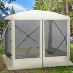 7.1' X Outdoor Pop Up Party Tent Canopy W/ Carry Bag, Beige. Fixed Price $134.99.