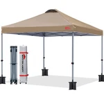 Pop Up Tent 8X8 Durable Roller Bag Khaki Mastercanopy Camping. Fixed Price $179.99.