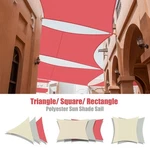 Rectangle/triangle/square 97% Uv Block Sun Shade Sail Top Canopy Outdoor Yard. Fixed Price $29.90.
