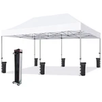 Eurmax BAS1020KK Usa 10'X20' Ez Pop Up Canopy Tent With Heavy Duty Roller Bag,. Fixed Price $230.00.