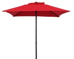 Mainstays 5FT Square Red Market Patio Umbrella Push-up Outdoor Sun Shade Garden. Fixed Price $19.97.
