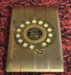 Vtg Eagle Brand Dial Pop Up Rolodex Telephone Directiry Case Las Vegas Mcm. Fixed Price $12.00.