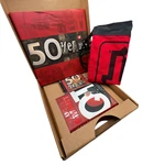 Quik Trip 50 Year Anniversary Employee Deluxe Boxed Gift Set 2 Books Cd Tote Bag. Fixed Price $93.59.