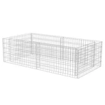 Vidaxl Gabion Basket, Galvanized-steel Wall/ Cage, 70.9"X35.4"X19.7". Fixed Price $83.99.