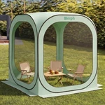 6X6 Pop Up Screen Tent, Mosquito Net Gazebo, Uv Resistant Waterproof Scr.... Fixed Price $159.03.