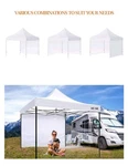 Canopy Sunwall Sidewall Gazebos Tent Waterproof For 10X10FT Pop Up Str.... Fixed Price $19.99.