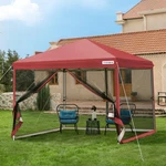 Vivohome 8X8FT Easy Pop-up Canopy Outdoor Screen Tent Mosquito Netting 2 Zipper. Fixed Price $203.11.