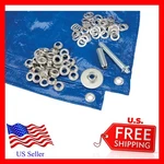 Hft 104 Pcs 1/2'' Steel Grommet Installation Kit Self-piercing Washer Pair. Fixed Price $13.93.