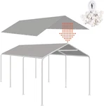 10 X 20 Ft Carport Replacement Canopy Cover Garage Top Tent Shelter Tarp With Fr. Fixed Price $62.92.