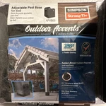 Simpson Strong-tie APVB66 Adjustable 6X6 Post Base Zmax G185 Steel 2PK. Fixed Price $60.00.