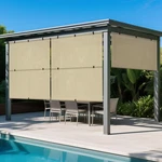WINDSCREEN4LESS 7'W X 6'H Outdoor Roll Up Shade Uv Blocker For Patio Gazebo. Fixed Price $74.69.