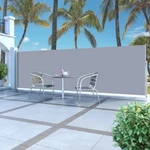 Vidaxl 45464.A--RETRACTABLE Side Awning 63"X196.9"--GRAY. Fixed Price $129.99.