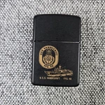 Vintage Uss Vandergrift FFG-48 Zippo Lighter Black Powder Coated Case Euc. Fixed Price $79.98.