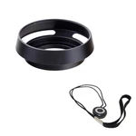39MM Tilted Vented Metal Hood Sun Shade+lens Cap Holder-canon Nikon Sony. Fixed Price $11.88.