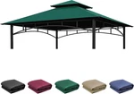 Upgraded Fabric Replacement Canopy Grill Bbq Gazebo Roof Top For Model L-. Fixed Price $40.10.