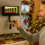Led Infinity Mirror Garage Key Holder Wall Mount Car Storage Light Decor Gif. Fixed Price $19.34.