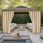 Outdoor Patio Waterproof Darkening Thermal Insulated Indoor Curtains .... Fixed Price $124.70.