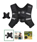 Costway SP37183 12LBS Workout Weighted Vest With Mesh Bag And Adjustable Buckle. Fixed Price $55.00.