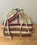 'n' Sand Vtg Sunny Wicker Basket Beach Bag - Tote. Fixed Price $20.00.