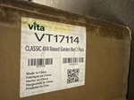 Vita Classic Raised Garden Beds 2-PACK, 4X4 New VT17114. Fixed Price $125.00.